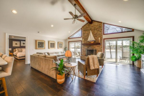Lakefront Lake Oconee Home Boat Dock and Hot Tub